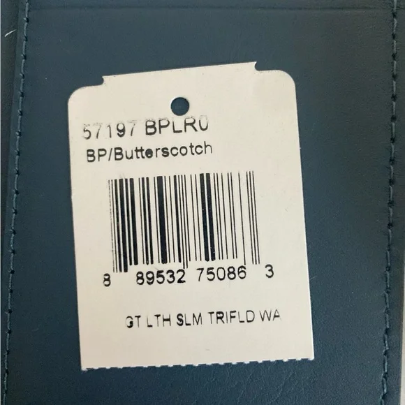 Coach Slim Trifold Wallet Style #57197, Butterscotch - Picture 6 of 6